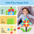 60pc Set 1 Inch 3D 3+ PMC60 PicassoTiles Magnetic Puzzle Cube Building Blocks STEM Construction Toy for Toddlers Kids
