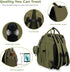Backpack Diaper Bag for New Parents, Large Capacity Baby Travel Bag with Bottle Holders, Multiple Compartments (Green)