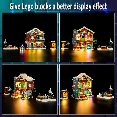 Vaodest LED Light for Lego 10325 Alpine Lodge Set - Compatible Design for Model 10325 (LED Light Only)
