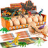 Zippytots Dinosaur Egg Dig Kit 12 Unique Eggs with Glow in Dark