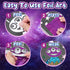 Foil Fun Outer Space DIY Art Kits, No Mess Creative Drawing Game for Kids, Birthday Gifts Crafts Supplies for Ages 4-9