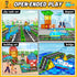 Set 3-5 4-8 5-7 Pack 42pcs KAEILORU Magnetic Tiles Road with Car Magnet Building Tile Toys for Kids Ages Magnetic