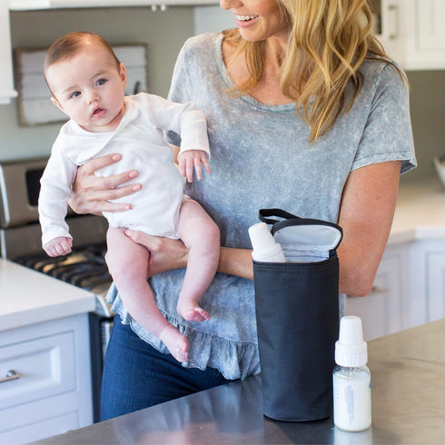Pack 1-2 J.L. Childress Breast Milk Cooler Travel Bag - Insulated Baby Bottle Storage Bag, Portable Organizer