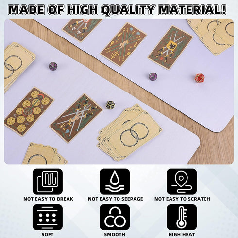 1 14 24 Inch Yexiya Pcs Card Game Mats x Playmat Sublimation Blanks Playmat Smooth Card Playing Mat for Board Games