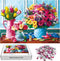 Jigsaw Puzzles 1000 Pieces for Adults - Spring Flowers - Perfect for Women & Moms