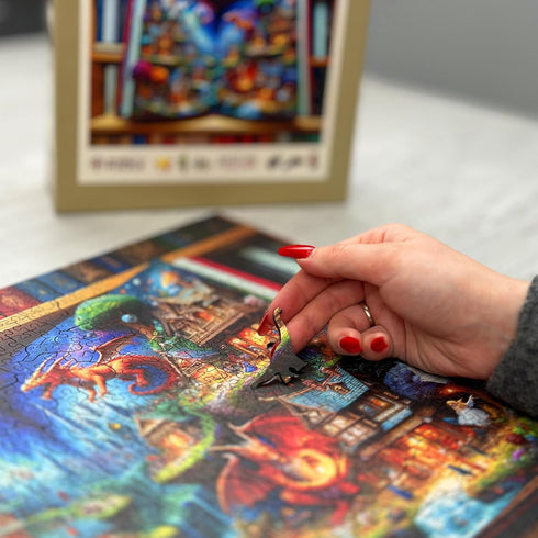 Wooden.City Enchanted Tales 1000 Piece Puzzle | Wooden Puzzles for Adults, Size 21.25 X 15.5 in, Made in EU