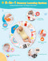 (0-12Mo) 5-Sensory 5 Tummy Montessori Baby Play Gym & Activity Mat for Brain Development | Zones + Toys |Portability
