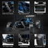 1:18 2WD 2.4GHz 50 8-12 Tecnock RC Cars for Kids, Scale RC Car with LED Lights, Remote Control Car with USB-C Easy