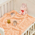 Cozy 30"x40" Yurhap Fleece Baby Blanket Heart Checkered, Ultra Soft Baby Blankets for Girls Boys, Fluffy Infant Toddler