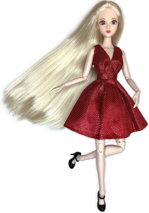 Eledoll 11.5 inch Doll Clothes Lot - Fashion Pack for Winter Holiday & New Years