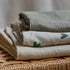 47 47 Baby Swaddle Organic Cotton Muslin Baby Swaddles for Newborns x (Green Hearts)