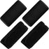 4 Pieces Baby Car Seat Belt Covers - Soft Shoulder Pads for Kid Infant Stroller Strap Safety Belt (Black)