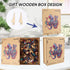 200 11.2x11.2 Qiuenisray Wooden Puzzles for Adults, Octopus Ocean Jigsaw Puzzles Pieces, Cool Wood Puzzle Wall Decor