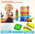 HDCooL 32 3+, Magnetic Tiles, PCS Giant Magnetic Tiles with Iron Box, Choke-Proof Design with Strong Magnets, STEM