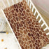 Pigsaly 27x39 Inch Crib Sheets Vintage Brown Giraffe Skin Baby Sheet for Standard Crib Mattress Boys Girls Toddler Bed