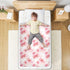 siphylline 52" 34" Watercolor Art Flowers Red Extra Large Resuable Baby Bed Pad Highly Absorbent Diaper Changing Pad
