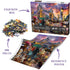 BBOLDIN Sunset 1000 London Landscape Puzzle Pieces for Adult, Europe City Travel Jigsaw Puzzle, Flower Boat Scenic