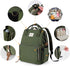 Backpack Backpacks Ramhorn Diaper Bag for Women, Travel with Insulated Bottle Pocket, Stroller Straps and Changing Mat
