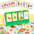 Lachilly Sentence Building Flip Chart, 26 Sentence Builder Game for Vocabulary & Grammar Training