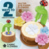 Wiyeang 36 DIY Flower Bouquet Craft Kit for Kids, Water Absorbing Dyeing & Fabric Flowers, Light-Up Music Base, Bug