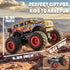 1:20 4-7, 5 6 7 8 9 10 BEZGAR Monster Truck Toys, Remote Control Monster Truck with Dancing Spins, Lights & Music
