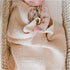 30 40 Crane Baby Blanket, Soft Cotton Jacquard Nursery and Stroller Blanket for Boys and Girls, Rainbow, x