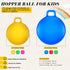 Sratte 6 Pcs Hopper Ball with Handle, Bouncing Ball, Inflatable Hop Ball for Jumping Sport Gifts