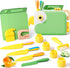 Toddler Cooking Set with Storage Box-Kids Kitchen Set,Safe PP Material Montessori Kitchen