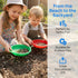 8 Pack 9.75 8.75 Inch Set Suwimut Sand Sifter Sieves for Kids Beach Toys, x Plastic Sand Sifting Pan Strainer