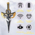 Virellia 8-16, 360 Flying Sword RC Airplane, Gesture Control Airplane for Kids Adult Remote Control Drone Sword