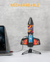 200 8-12, SainSmart Jr. Rocket Launcher for Kids, Motorized Air Rocket Toy with Parachute, Self-Launching up to ft