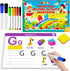 3 4 5 Handwriting Practice Book for Kids, Toddler Preschool Learning Activity for Year Old, Kindergarten Educational