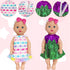 8 Sets 10-12 Inch Baby Doll Clothes,Baby Alive Clothes Dress Outfits Accessories for Girl Dolls,Christmas Birthday New