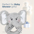 Bearington Collection Baby Lil' Spout, 5.5 in Gray Elephant Plush Stuffed Animal