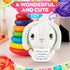 Cozy Soft Handcrafted Crochet Bunny Plush - Rabbit With Positive Message Card, Stuffed Bunny Rabbit Mini Pocket