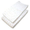American Baby Company 2 Pack Printed 100% Cotton Knit Fitted Changing Table Pad Covers, Sparkle Gold/Pink