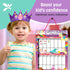 Potty Training Chart for Toddlers Girls, Unicorn Design - 4 Week Sticker Reward Chart with 213 Stickers