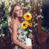 ZONECYTD Sets 821Pcs Sunflower Building Blocks Flower Bouquet with Vase for Adults Teens, Flower Garden Building Toys