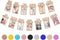 Whaline 1st Birthday Baby Photo Banner for Newborn to 12 Months, Monthly Milestone Bunting Garland Decoration (Kraft)