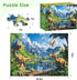 VOLUVOLU 300 300 Entertainment(20.5 15 Pieces Dinosaur Puzzles for Adults, Lake Animals Puzzle for Adults Children