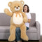 Tezituor 4.3 Feet Giant Teddy Bear Stuffed Animals, Large 52 Inch Plush Teddy Bear for Valentine's Day Gift