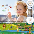 ZAKVOOR 3 Sets Reusable Sticker Books for Kids Toddlers, Educational Stickers Toy (Animals + Dinosaurs + My Body)