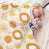 KICPOAY 30x40 Inch Swaddle Blanket for Cute Boho Sun Baby Receiving Blanket Muslin Baby Swaddles Soft Cotton Breathable