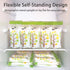 112 Count 8oz Breast Milk Storage Bags for Freezer, BPA-Free Breastmilk Bags, Double Zipper Leak-Resistant