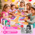 24 Pack 4-9, Set JoyCat DIY Poke Art Unicorn Party Favors for Girls, Mess-Free Craft Kits for Kids Ages Activity