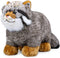 ZHONGXIN MADE 12.6" Pallas Cat Plush Toy, Soft Realistic Gray Stuffed Animal for Kids