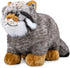 ZHONGXIN MADE 12.6" Pallas Cat Plush Toy, Soft Realistic Gray Stuffed Animal for Kids