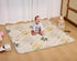 50x50 Inch, TADO MUSLIN Baby Play Mat Thickened Soft Floor Mat for Playpen, Machine Washable Foam Crawling Mat