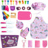 Kids Cooking and Baking Chef Set, Apron Chef Hat Accessories Complete Cooking