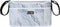 CM Stroller Organizer Diaper Bag with Drink Holders and Zipped Pockets for Baby Stroller, Marble White